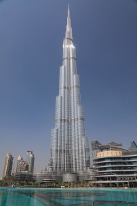 De prachtige Burj Khalifa in Dubai