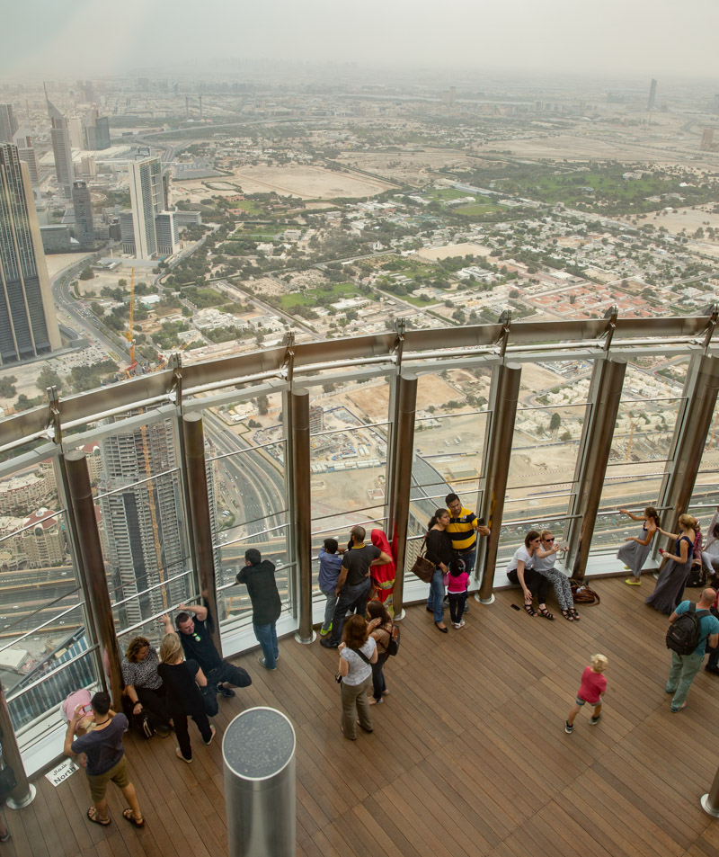 Burj Khalifa 124e en 125e verdieping