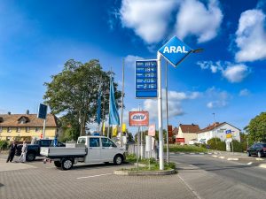 Tank in Duitsland niet langs de Autobahn