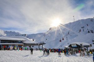 wintersport in het Salzburgerland