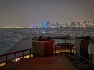 Dhow cruise bij zonsondergang