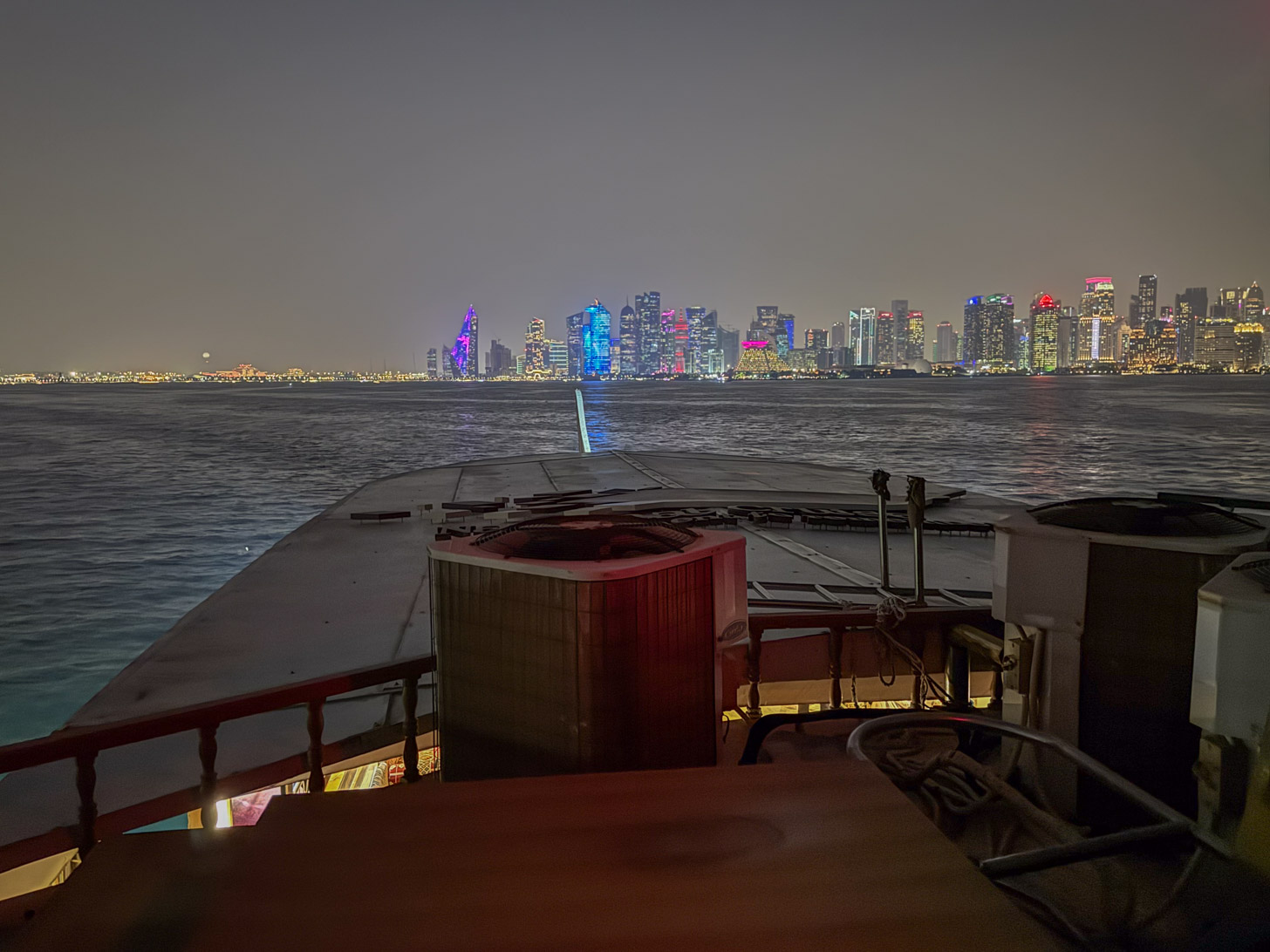 Dhow cruise bij zonsondergang